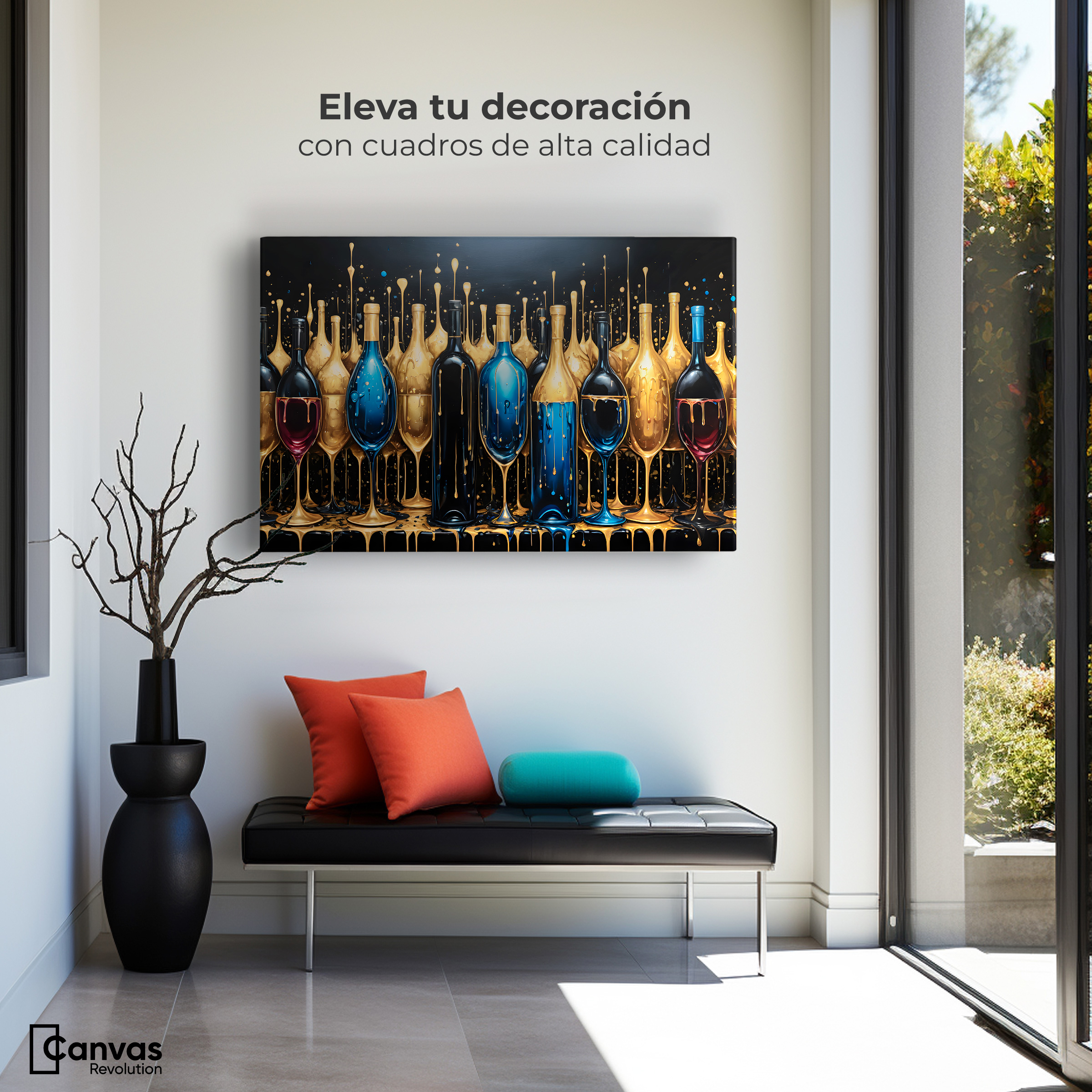 Foto 4 pulgar | Cuadro Decorativo Canvas Elixir Celestial 90x60