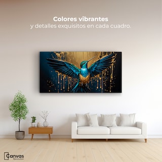 Foto 2 | Cuadro Decorativo Canvas Aleteo Vibrante 120x60