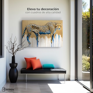 Foto 3 | Cuadro Decorativo Canvas Majestad Derretida 90x60