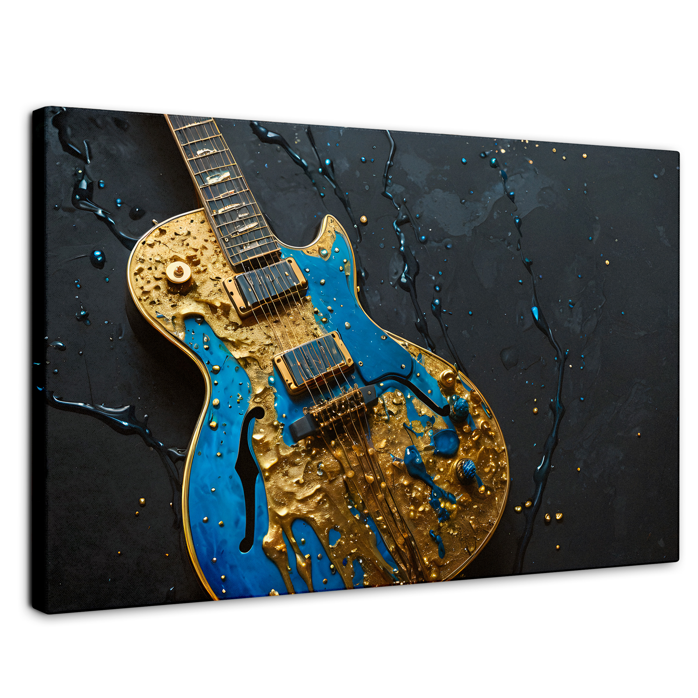 Foto 1 | Cuadro Decorativo Canvas Guitarra Celestial 90x60