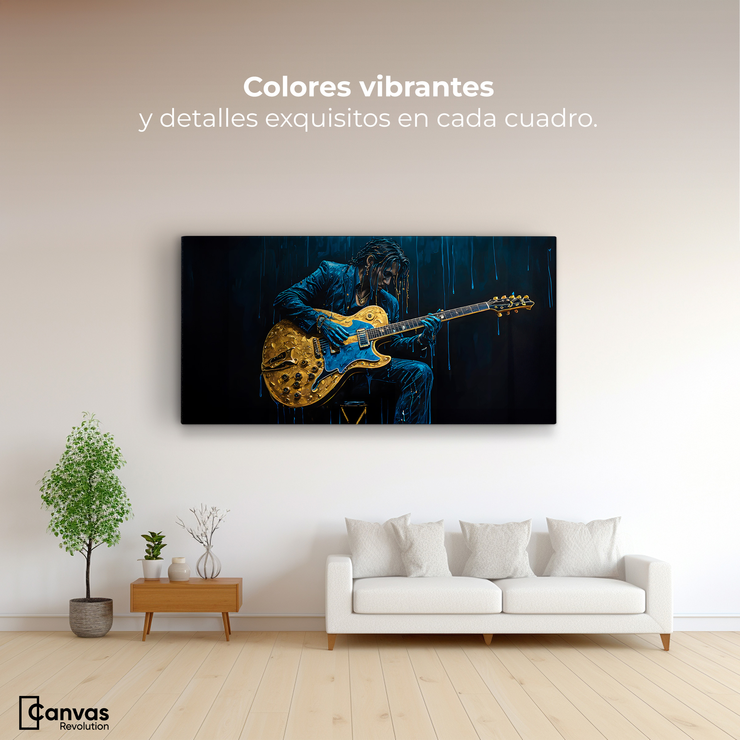 Foto 2 | Cuadro Decorativo Canvas Melodía Nocturna 120x60