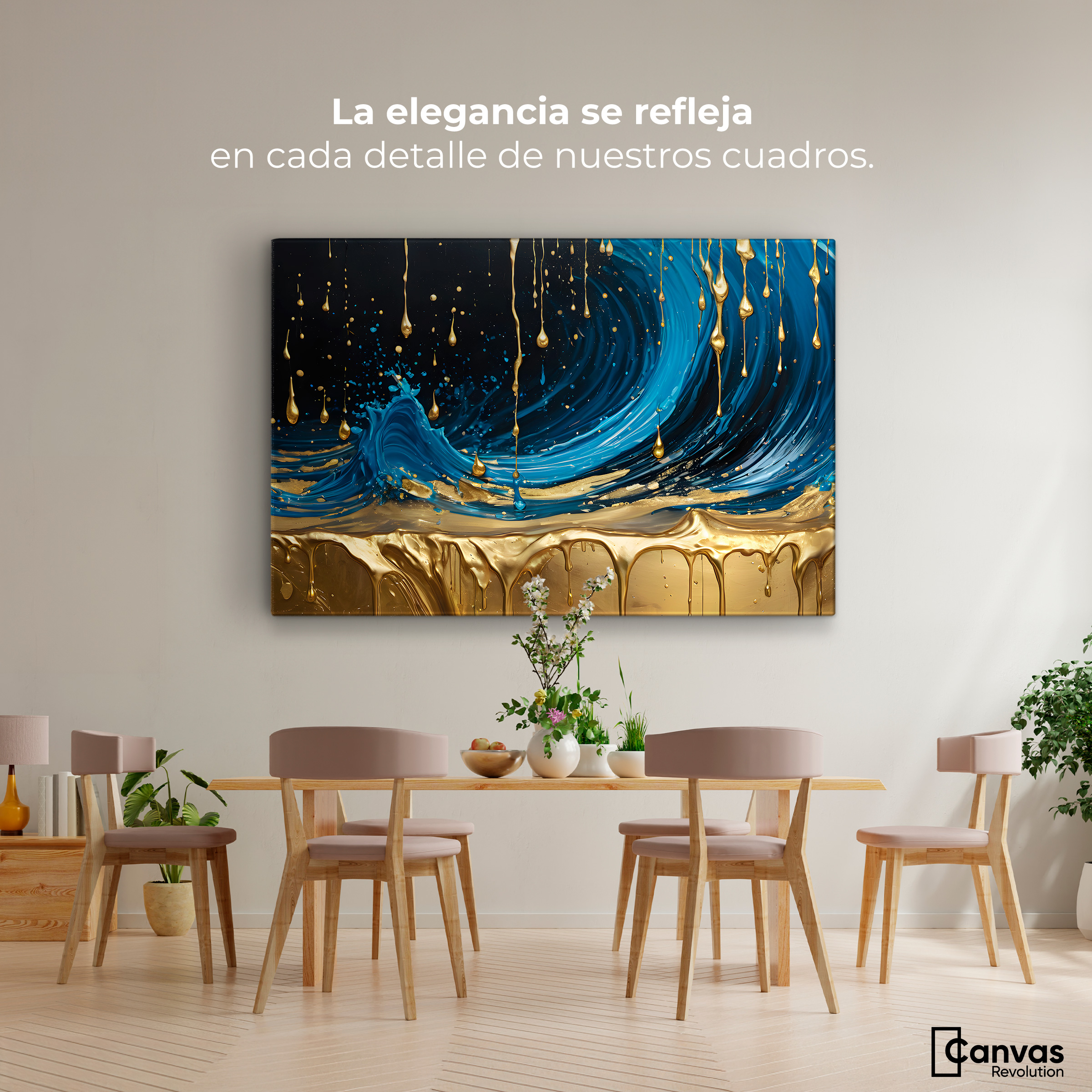 Foto 2 | Cuadro Decorativo Canvas Elegancia Zafiro 90x60