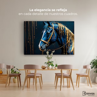 Foto 2 | Cuadro Decorativo Canvas Caballo Celestial 90x60