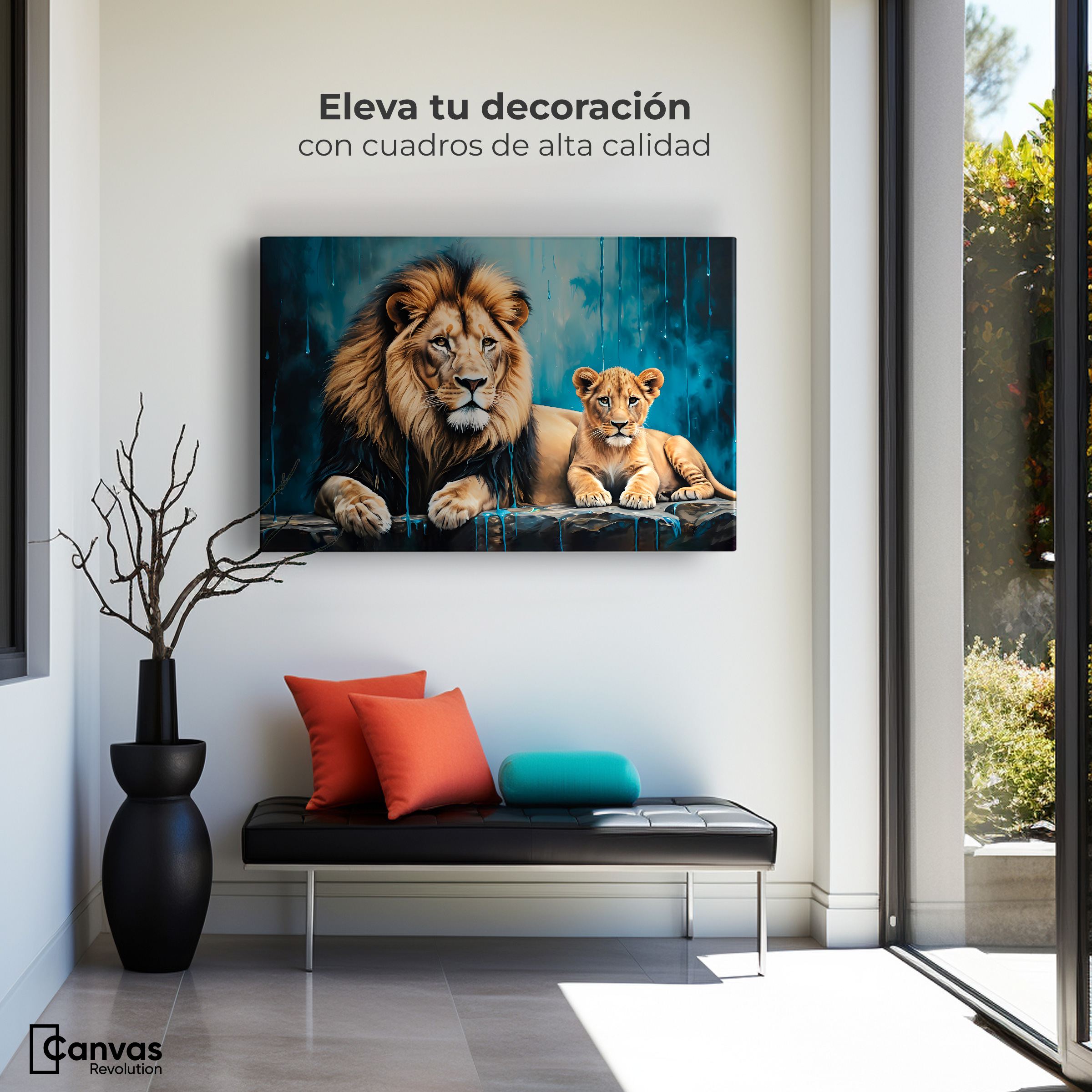 Foto 4 pulgar | Cuadro Decorativo Canvas Majestuosidad Real 90x60