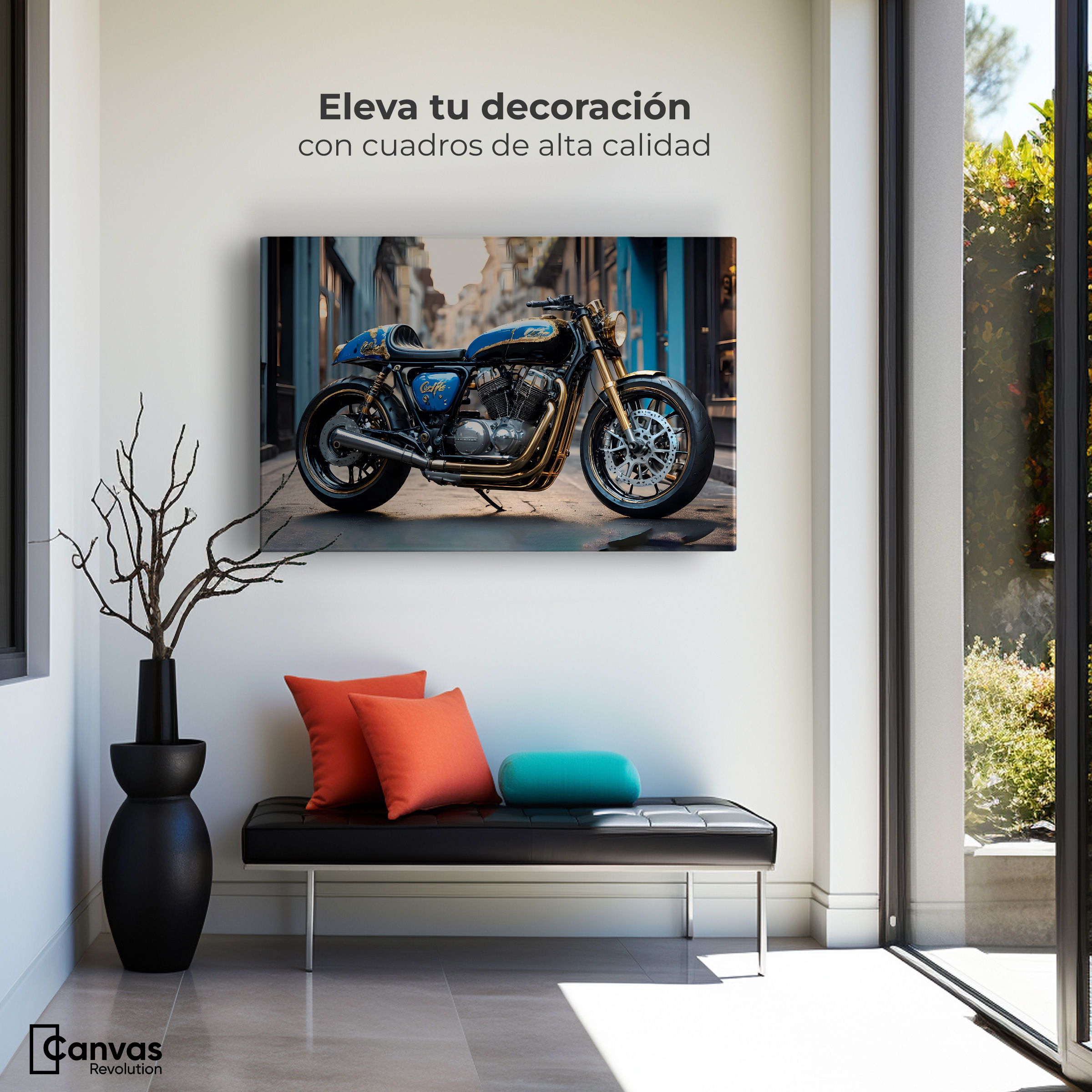 Foto 4 pulgar | Cuadro Decorativo Canvas Elegancia Cromática 90x60