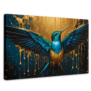 Foto 1 | Cuadro Decorativo Canvas Aleteo Vibrante 90x60