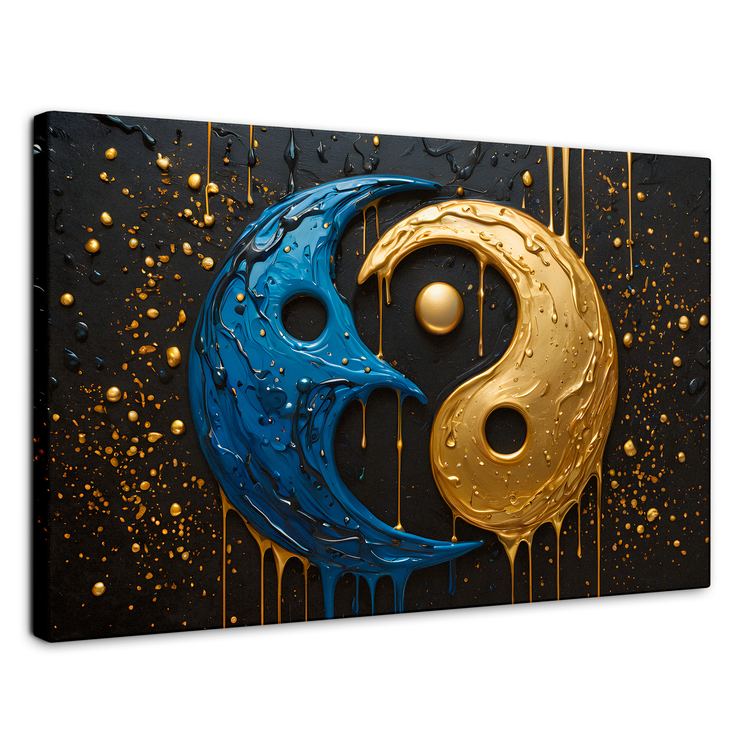 Cuadro Decorativo Canvas Armonía Yin Yang 90x60