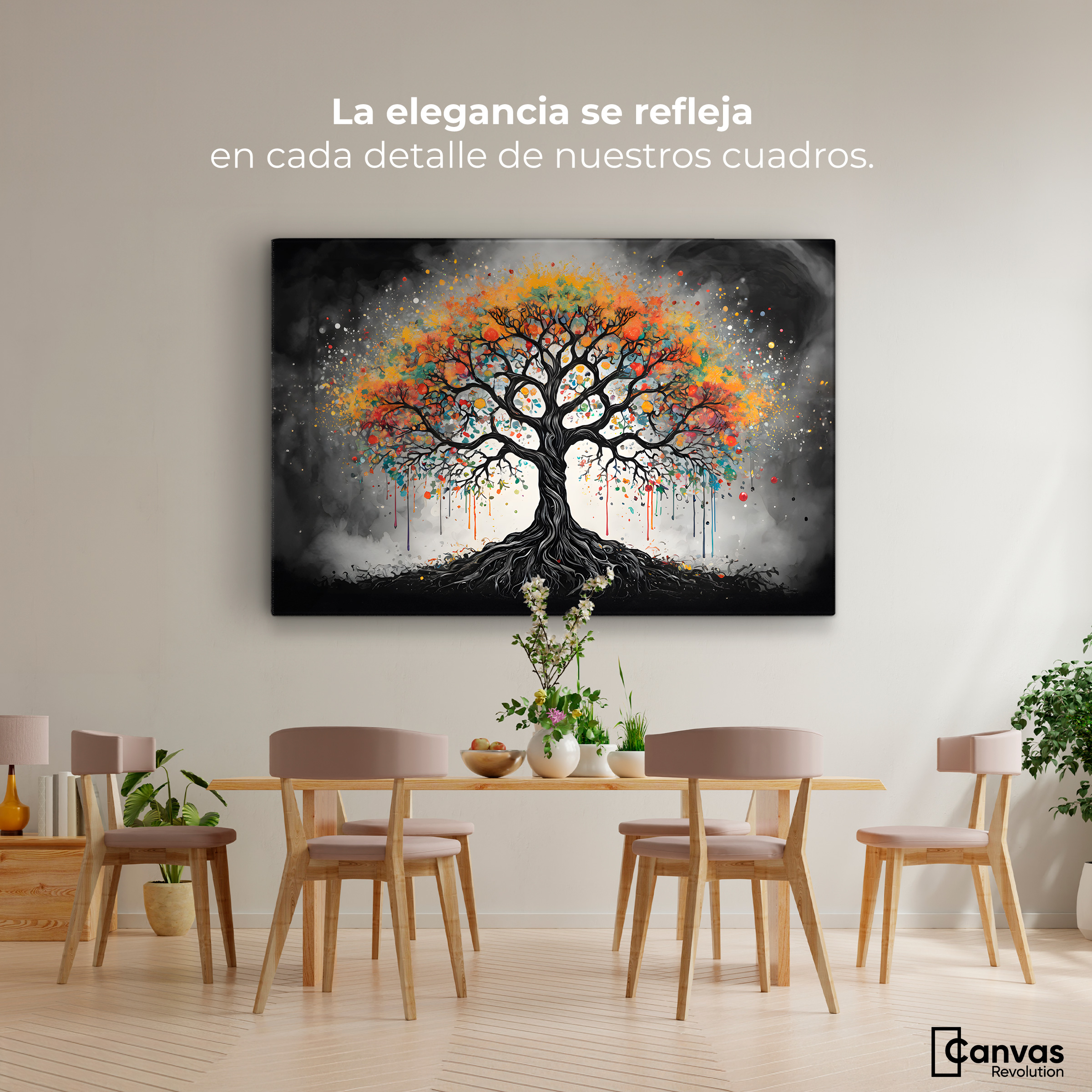 Foto 2 | Cuadro Decorativo Canvas Esplendor Otoñal 90x60