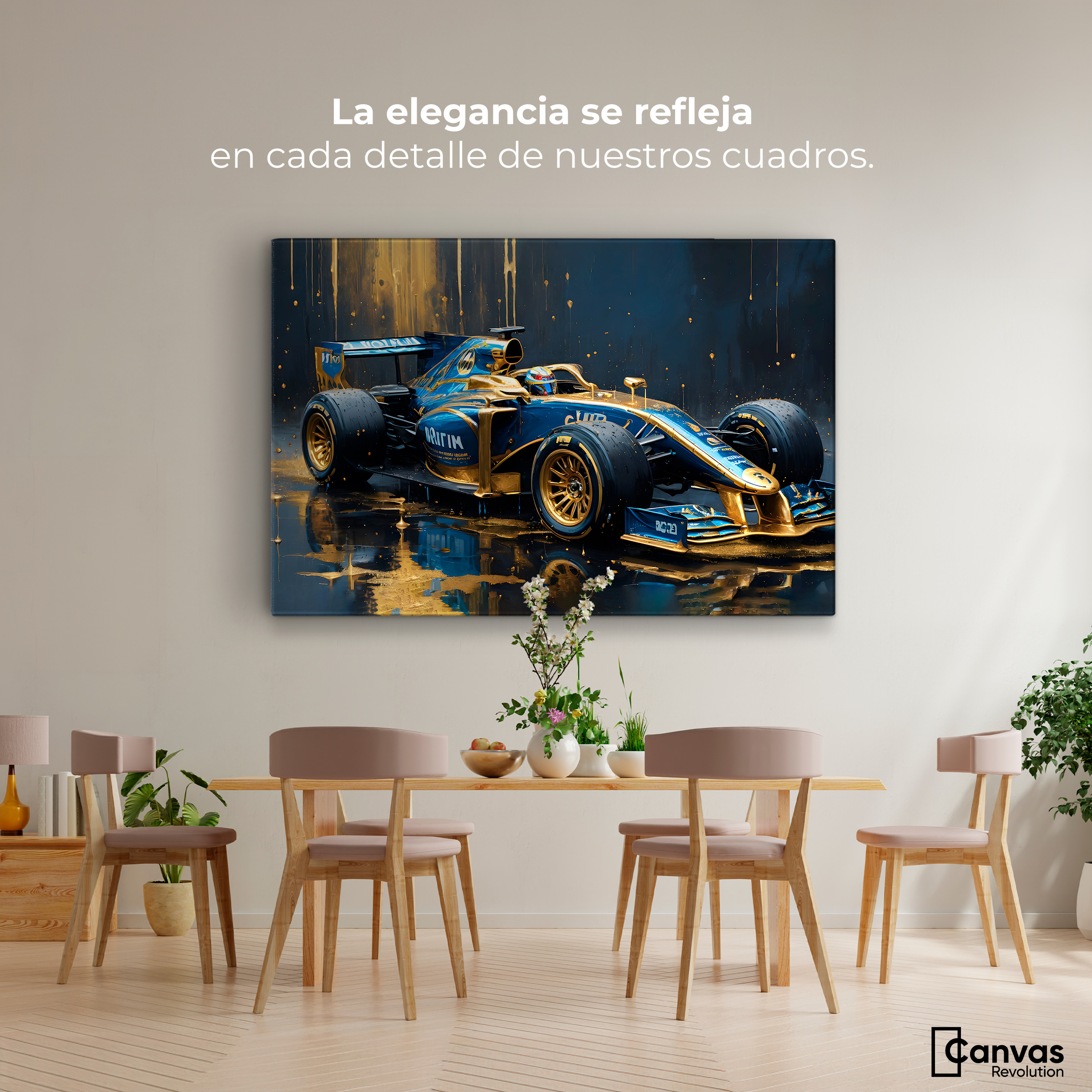 Foto 2 | Cuadro Decorativo Canvas Flecha Celestial 90x60