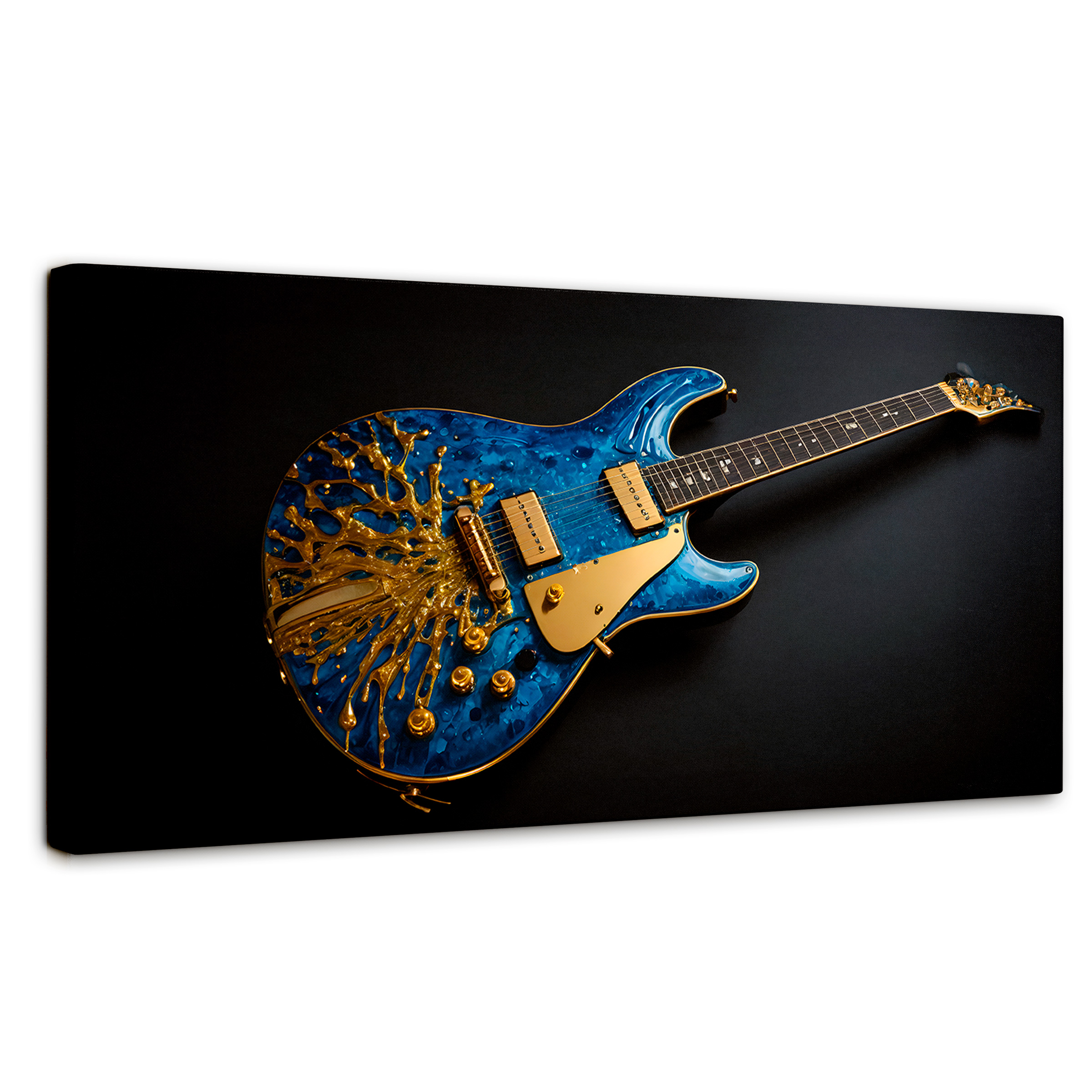 Cuadro Decorativo Canvas Guitarra Estelar 120x60