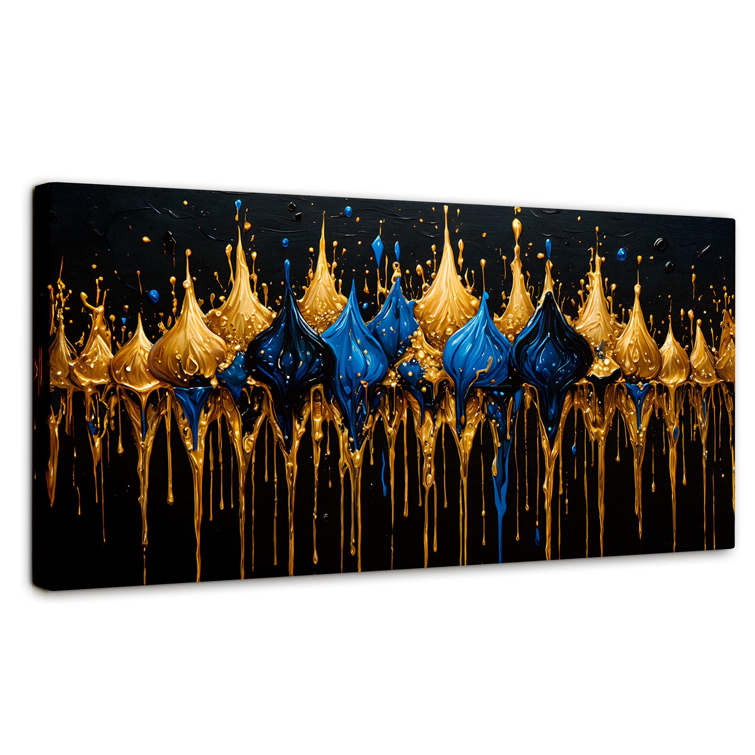 Cuadro Decorativo Canvas Esplendor Dorado 120x60