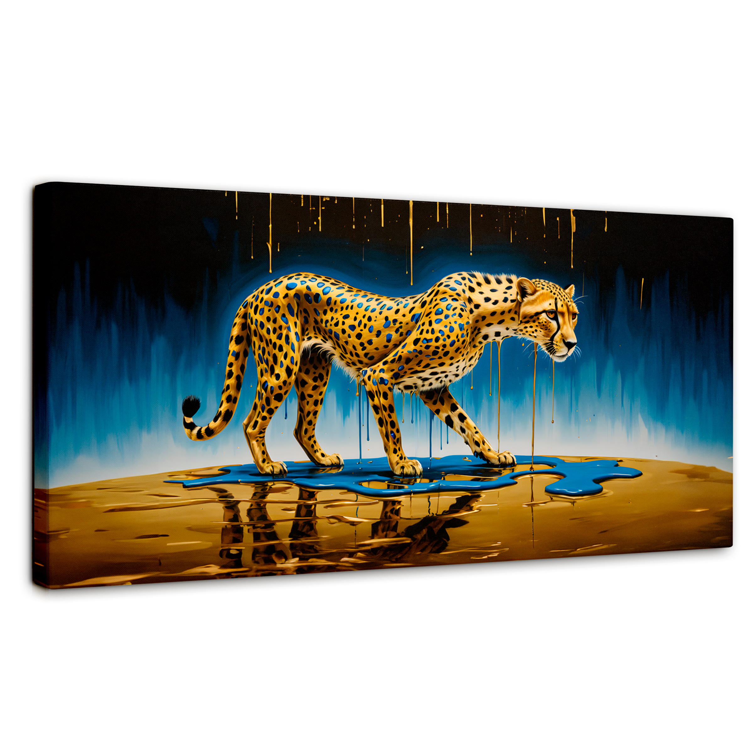 Cuadro Decorativo Canvas Elegancia Felina 120 x 60