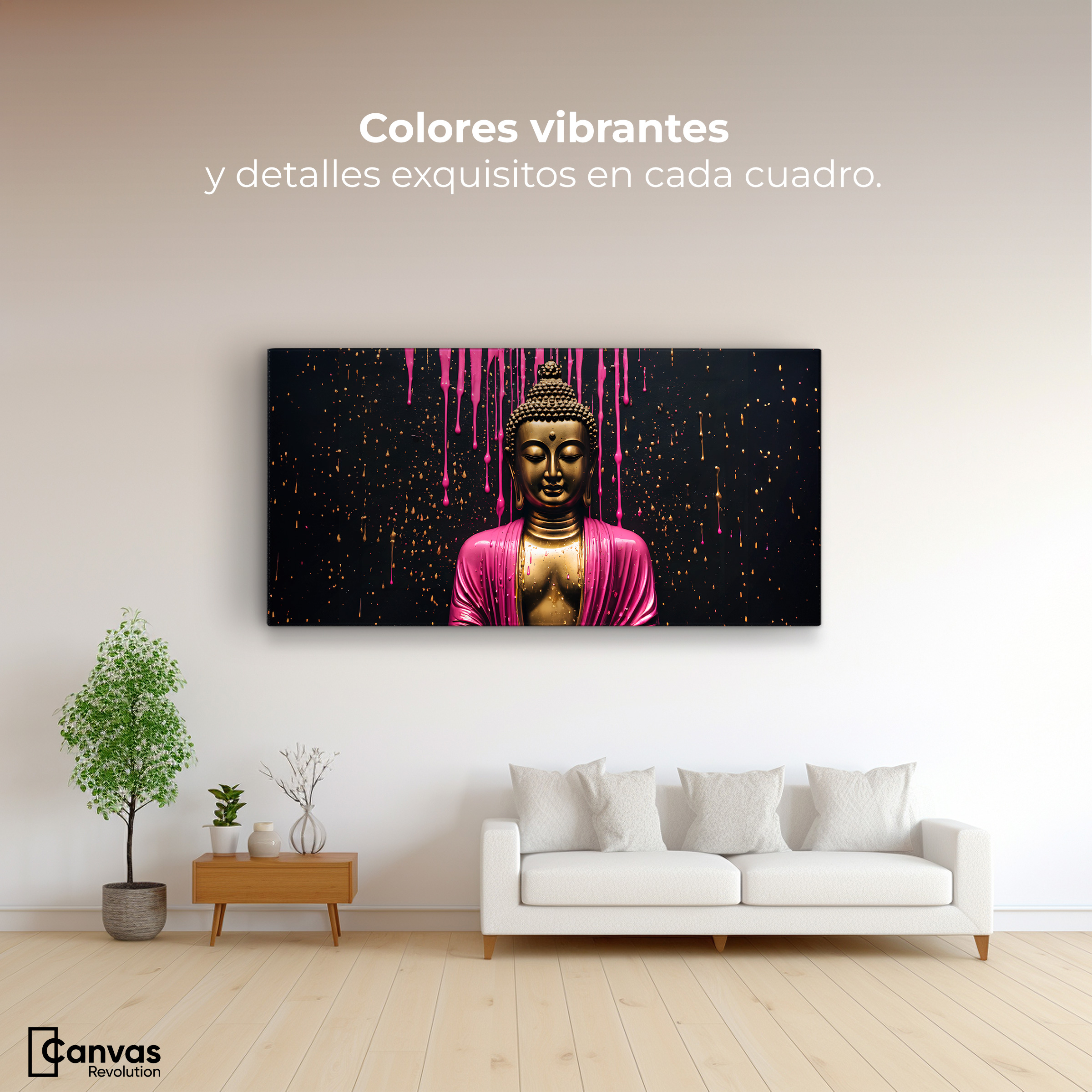 Foto 2 | Cuadro Decorativo Canvas Buda Serenidad Brillante 120x60