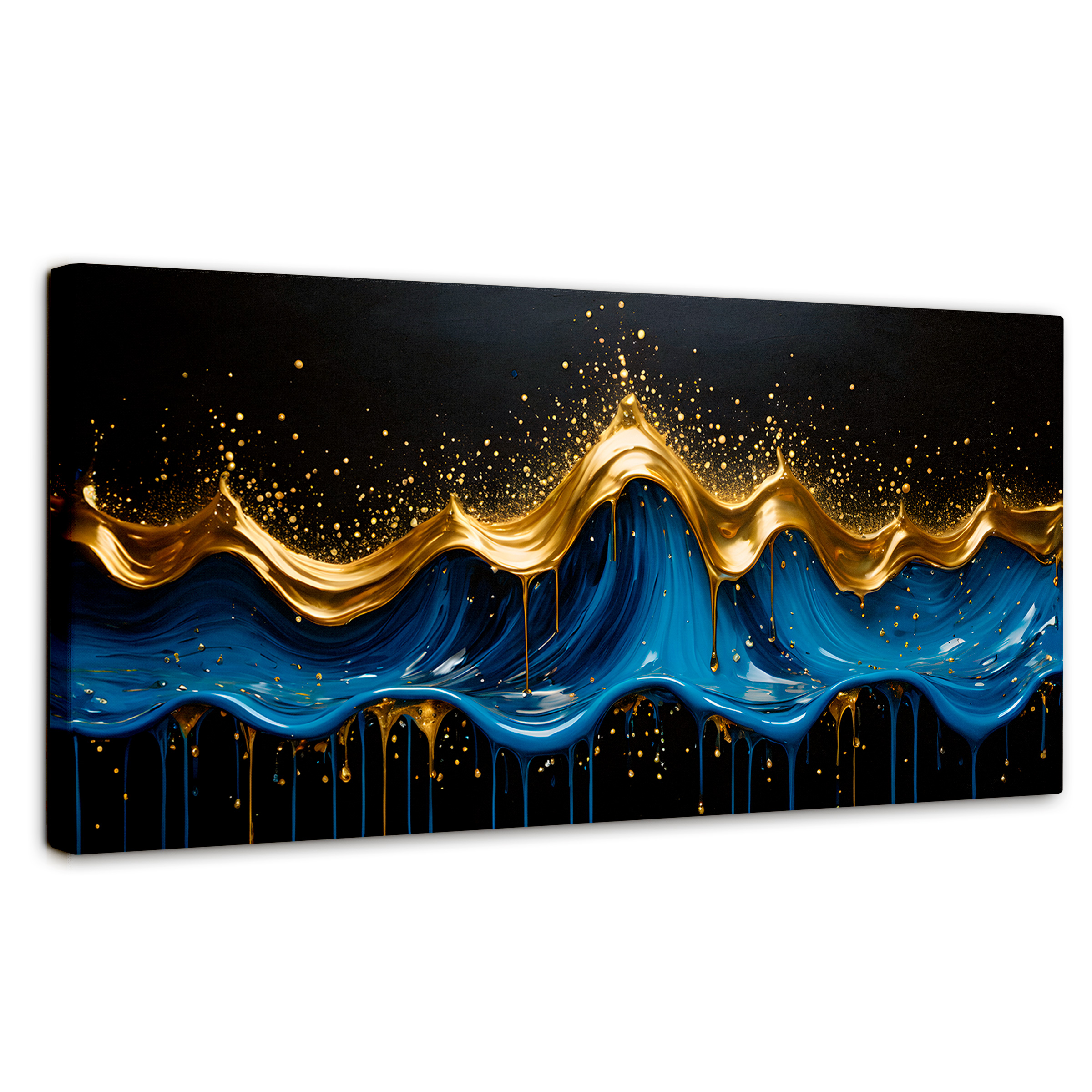 Cuadro Decorativo Canvas Revolution Ondas Preciosas 120 x 60 cm