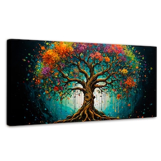 Foto 1 | Cuadro Decorativo Canvas Revolution Raíces Brillantes 120x60 cm