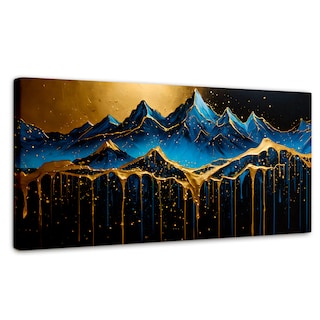 Foto 1 | Cuadro Decorativo Canvas Montaña Celestial 120x60