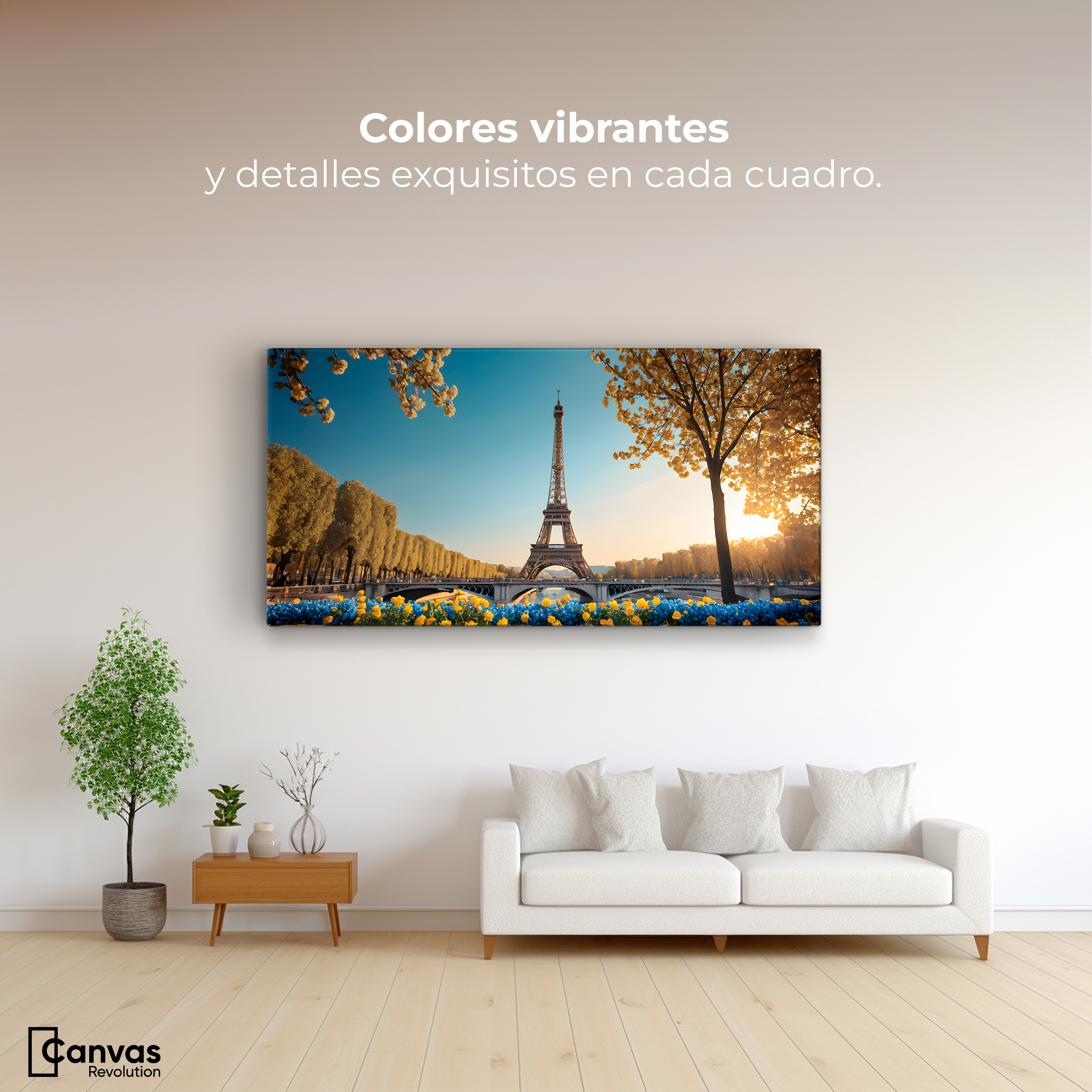 Foto 3 pulgar | Cuadro Decorativo Canvas París Brillante 120x60