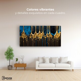 Foto 2 | Cuadro Decorativo Canvas Mareas Vibrantes 120x60