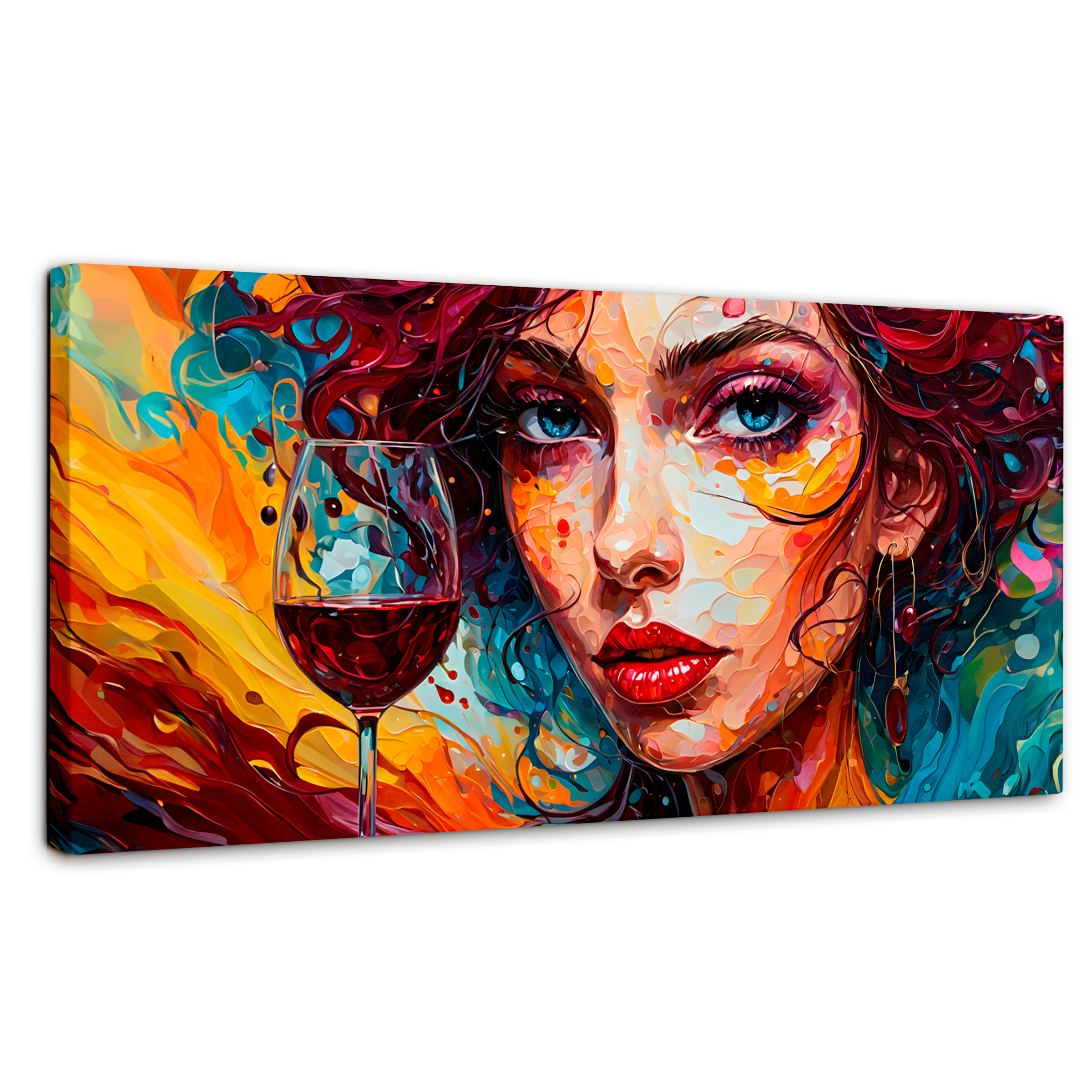 Cuadro Decorativo Canvas Elixir Entre Viñas 120x60