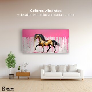 Foto 2 | Cuadro Decorativo Canvas Esplendor Oro Rosa 120x60