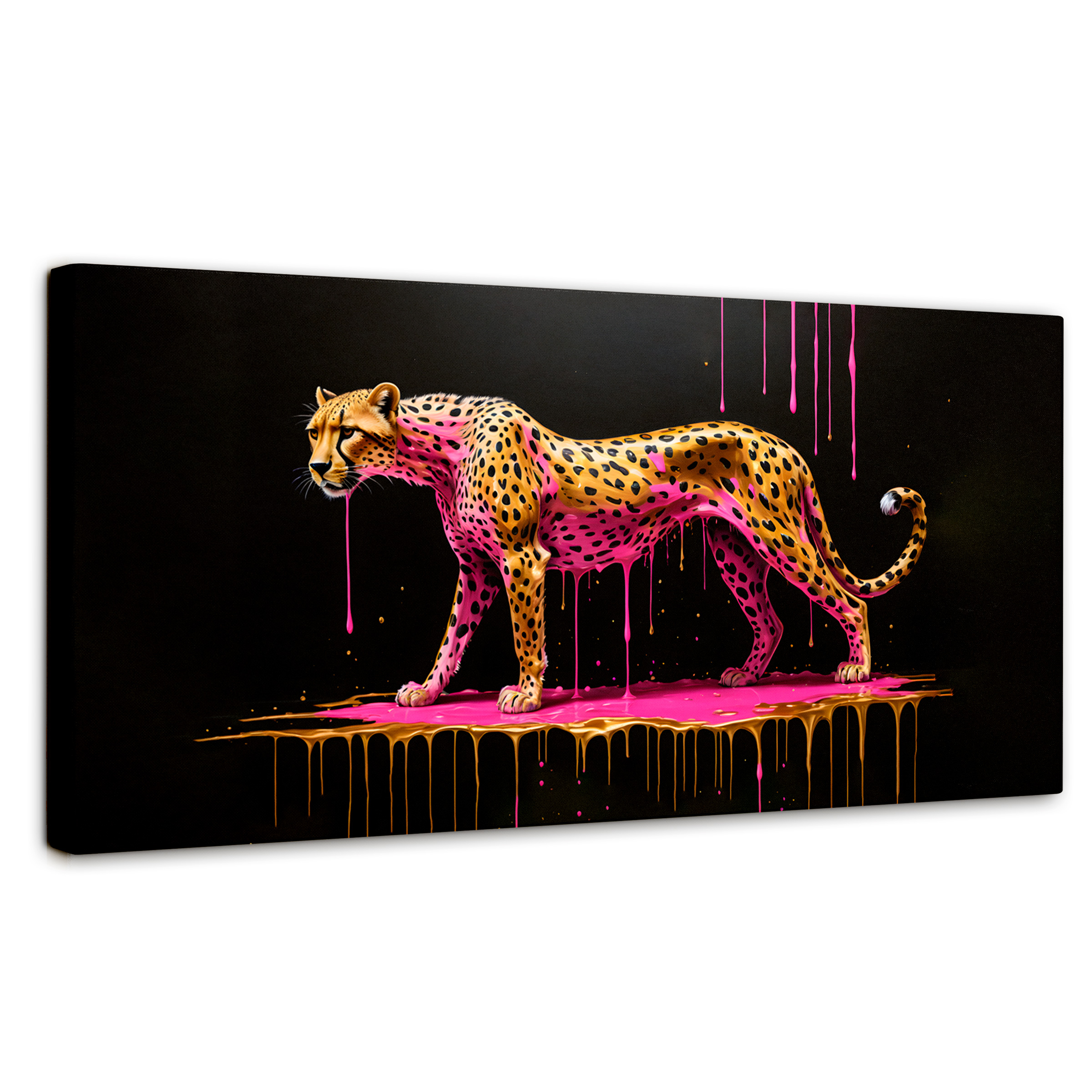 Cuadro Decorativo Canvas Belleza Felina 120x60