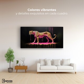 Foto 2 | Cuadro Decorativo Canvas Belleza Felina 120x60