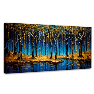 Foto 1 | Cuadro Decorativo Canvas Bosque Encantado 120 x 60