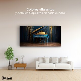 Foto 2 | Cuadro Decorativo Canvas Sinfonía Barroca 120x60