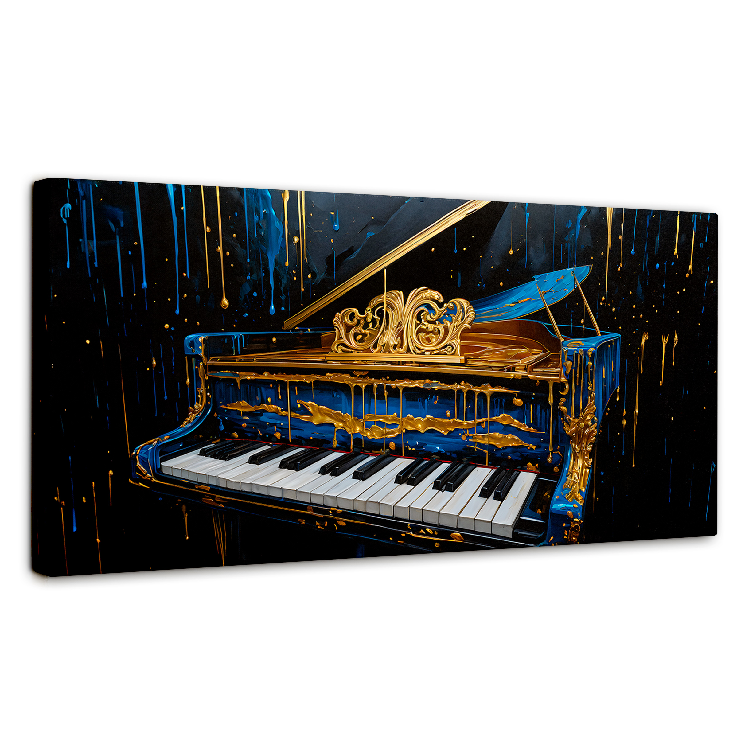 Cuadro Decorativo Canvas Piano Cromático 120x60