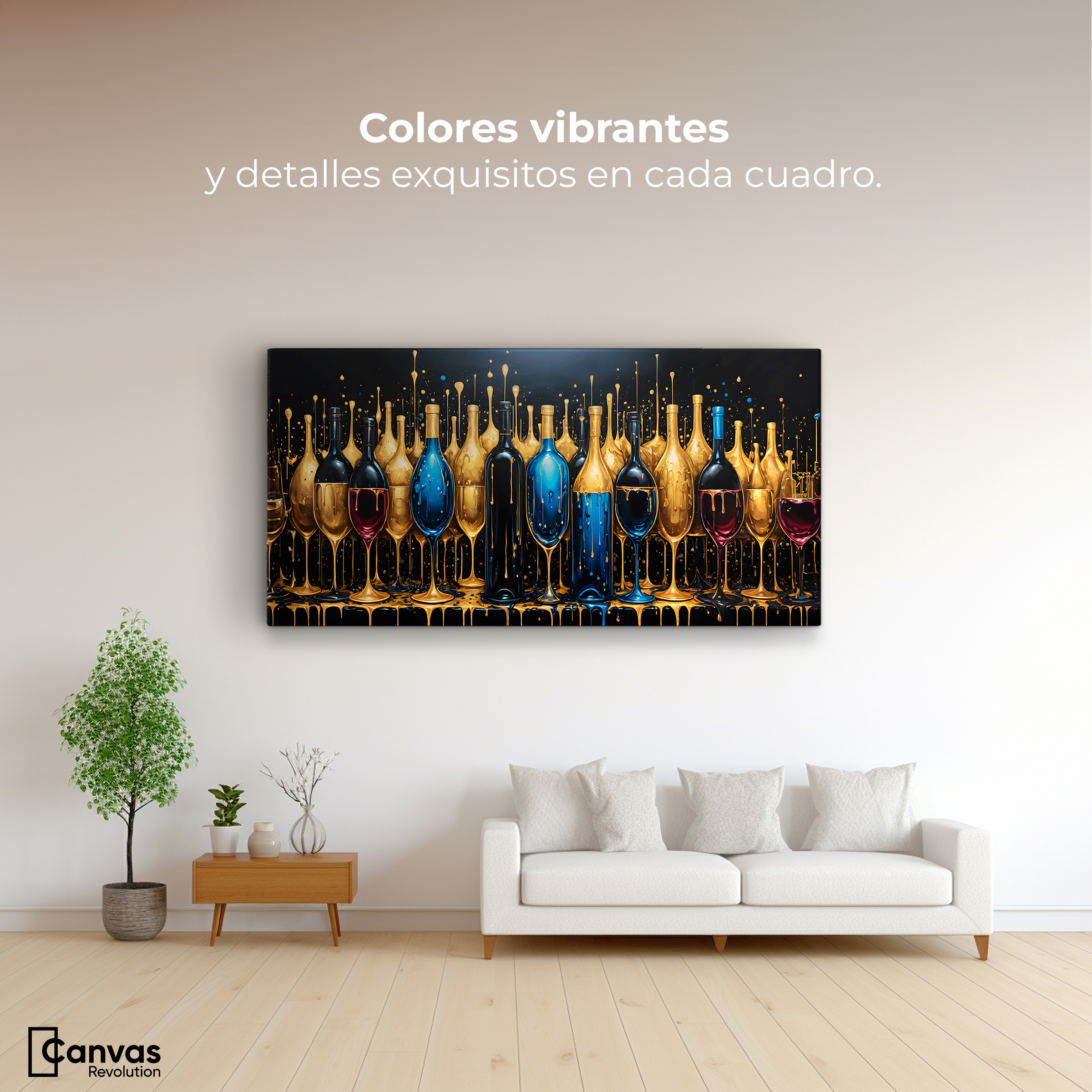 Foto 2 | Cuadro Decorativo Canvas Elixir Celestial 120x60