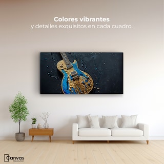Foto 2 | Cuadro Decorativo Canvas Guitarra Celestial 120x60