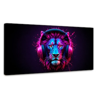 Foto 1 | Cuadro Decorativo Canvas Sonidos Salvajes 120x60