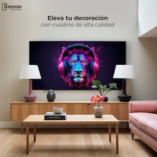 Foto 3 | Cuadro Decorativo Canvas Sonidos Salvajes 120x60