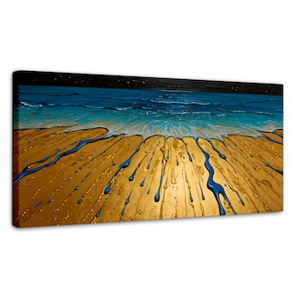 Foto 1 | Cuadro Decorativo Canvas Reflejos Estelares 120x60