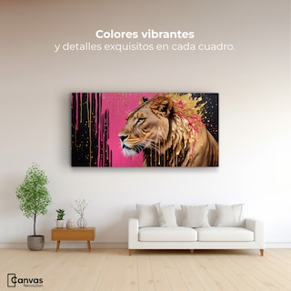 Foto 2 | Cuadro Decorativo Canvas Melena Majestuosa 120x60