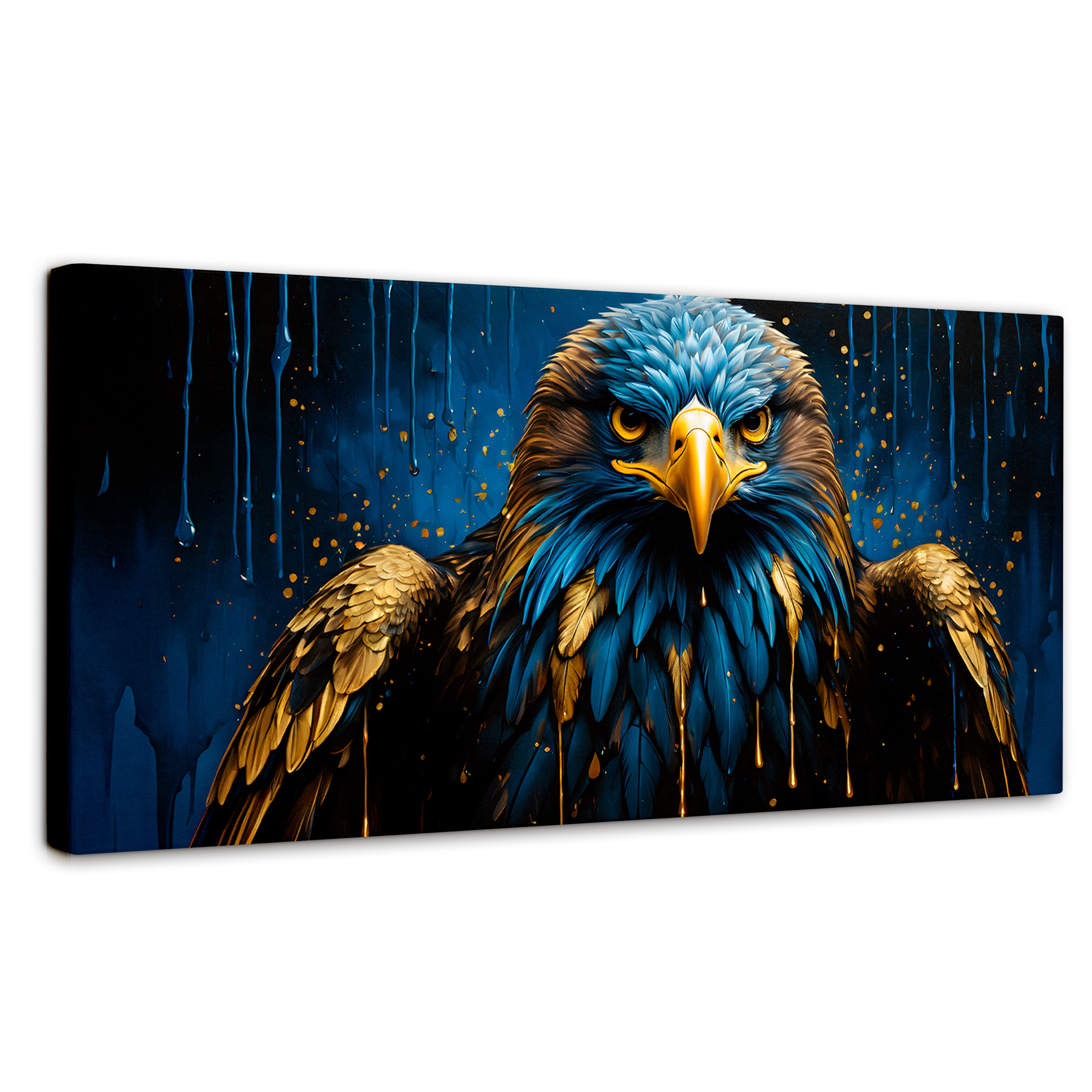 Foto 2 pulgar | Cuadro Decorativo Canvas Revolution Águila Vibrante 120x60 cm