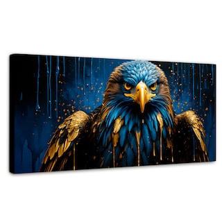 Foto 1 | Cuadro Decorativo Canvas Revolution Águila Vibrante 120x60 cm