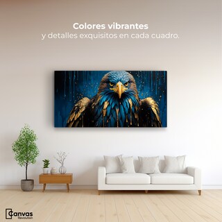Foto 2 | Cuadro Decorativo Canvas Revolution Águila Vibrante 120x60 cm