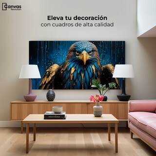 Foto 3 | Cuadro Decorativo Canvas Revolution Águila Vibrante 120x60 cm