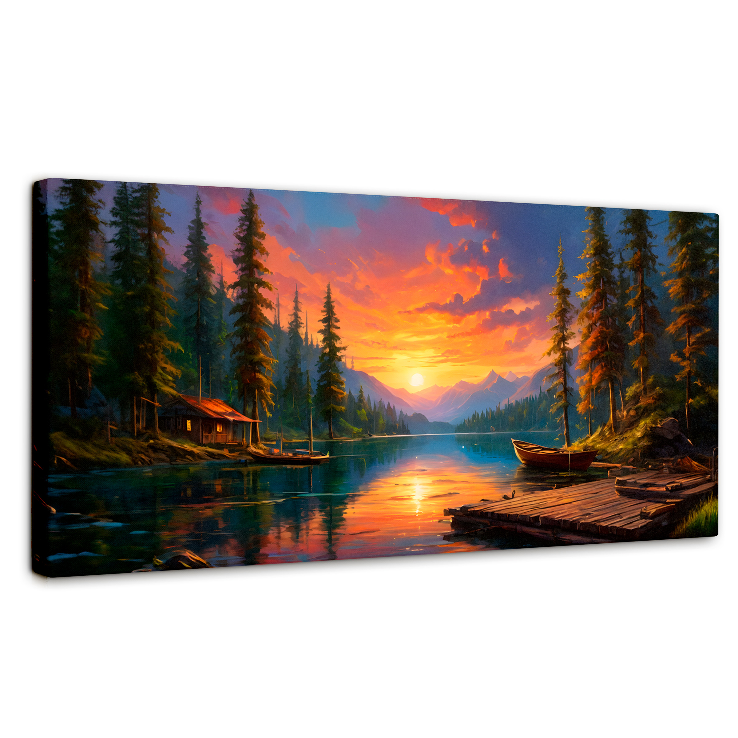 Cuadro Decorativo Canvas Paisaje Sereno 120x60