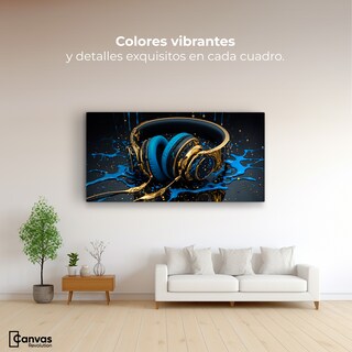 Foto 2 | Cuadro Decorativo Canvas Sinfonía Líquida 120x60