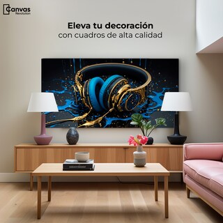 Foto 3 | Cuadro Decorativo Canvas Sinfonía Líquida 120x60