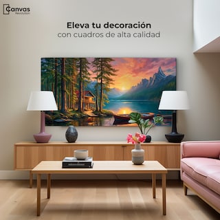 Foto 3 | Cuadro Decorativo Canvas Paisaje Estelar 120x60