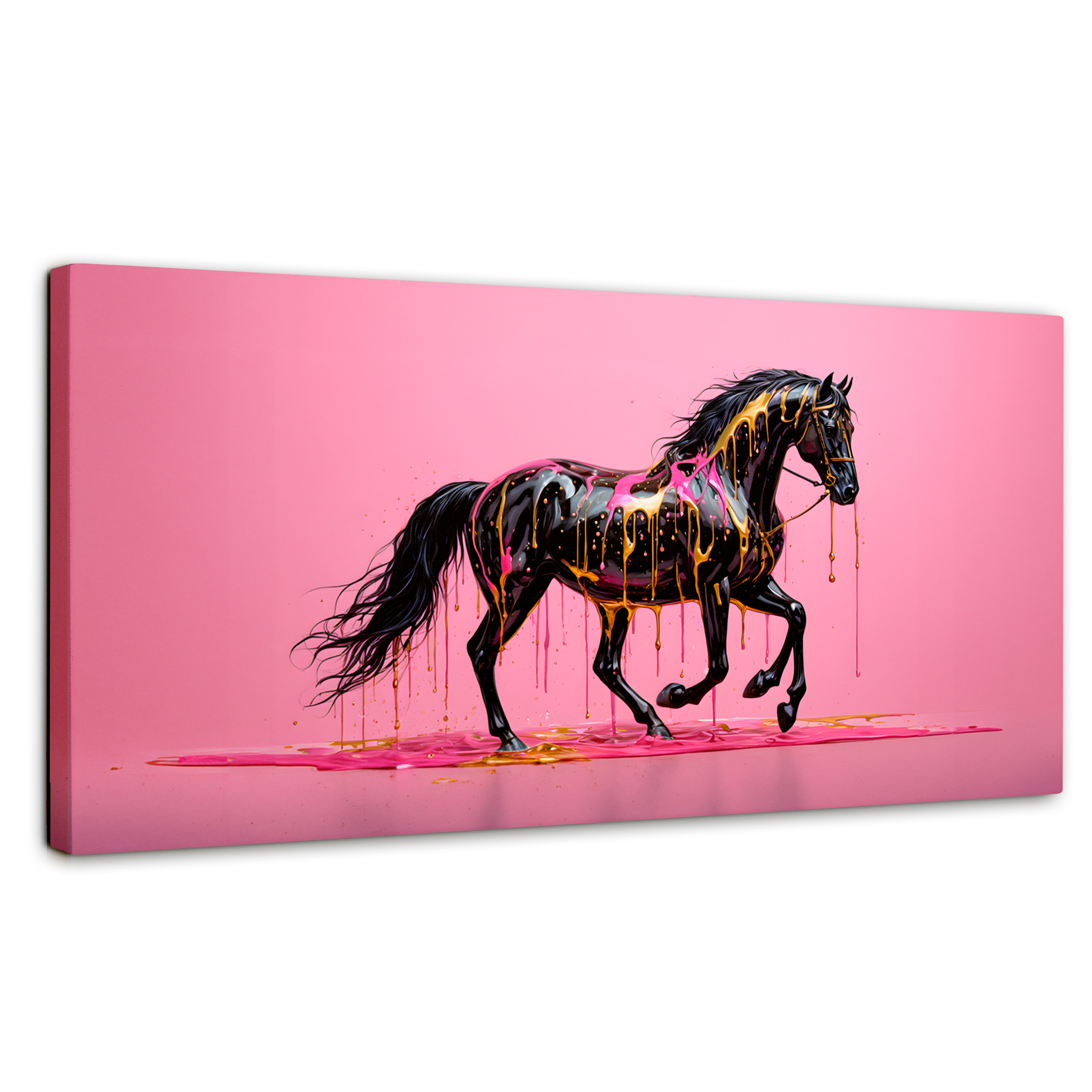 Cuadro Decorativo Canvas Arte Equino Moderno 120x60