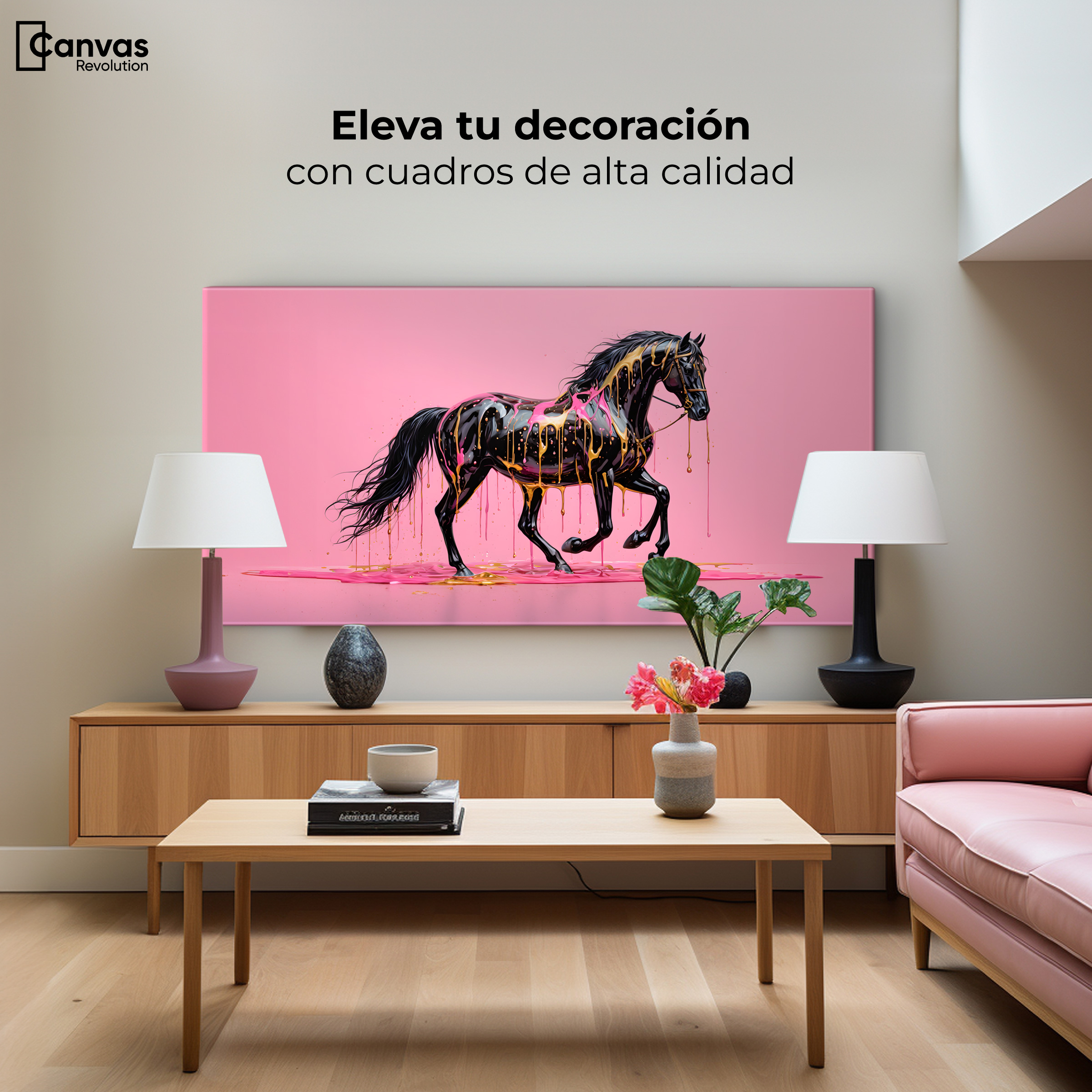 Foto 3 | Cuadro Decorativo Canvas Arte Equino Moderno 120x60