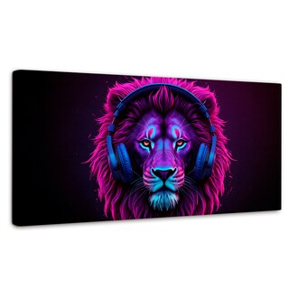 Foto 1 | Cuadro Decorativo Canvas León Electrónico 120x60