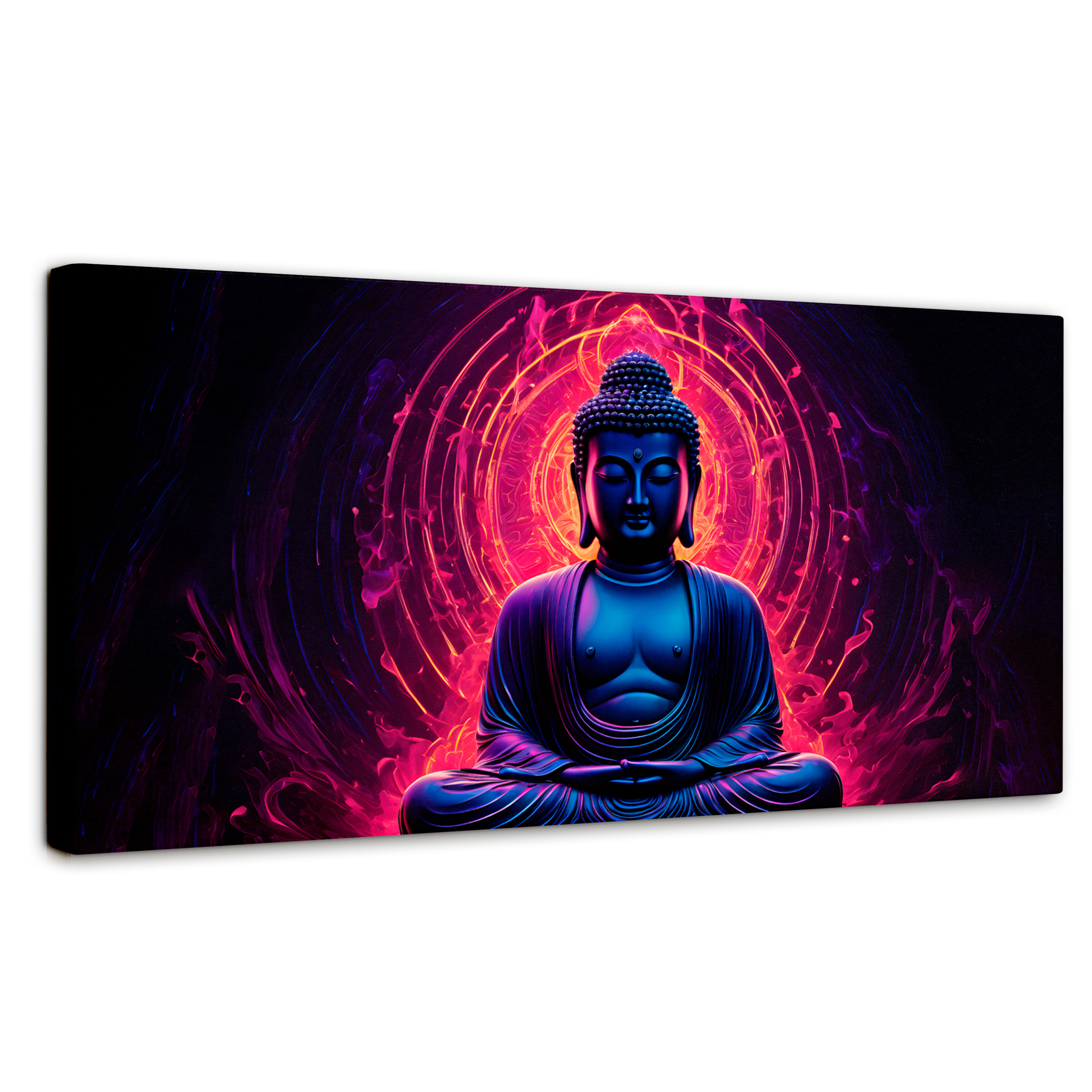 Cuadro Decorativo Canvas Buda Iluminación 120x60