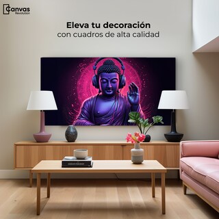 Foto 3 | Cuadro Decorativo Canvas Buda Fusión Espiritual 120x60