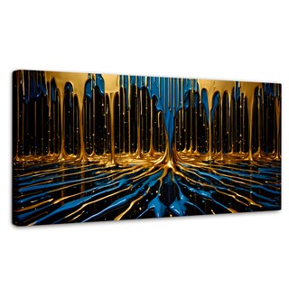 Foto 1 | Cuadro Decorativo Canvas Simetría Líquida 120x60