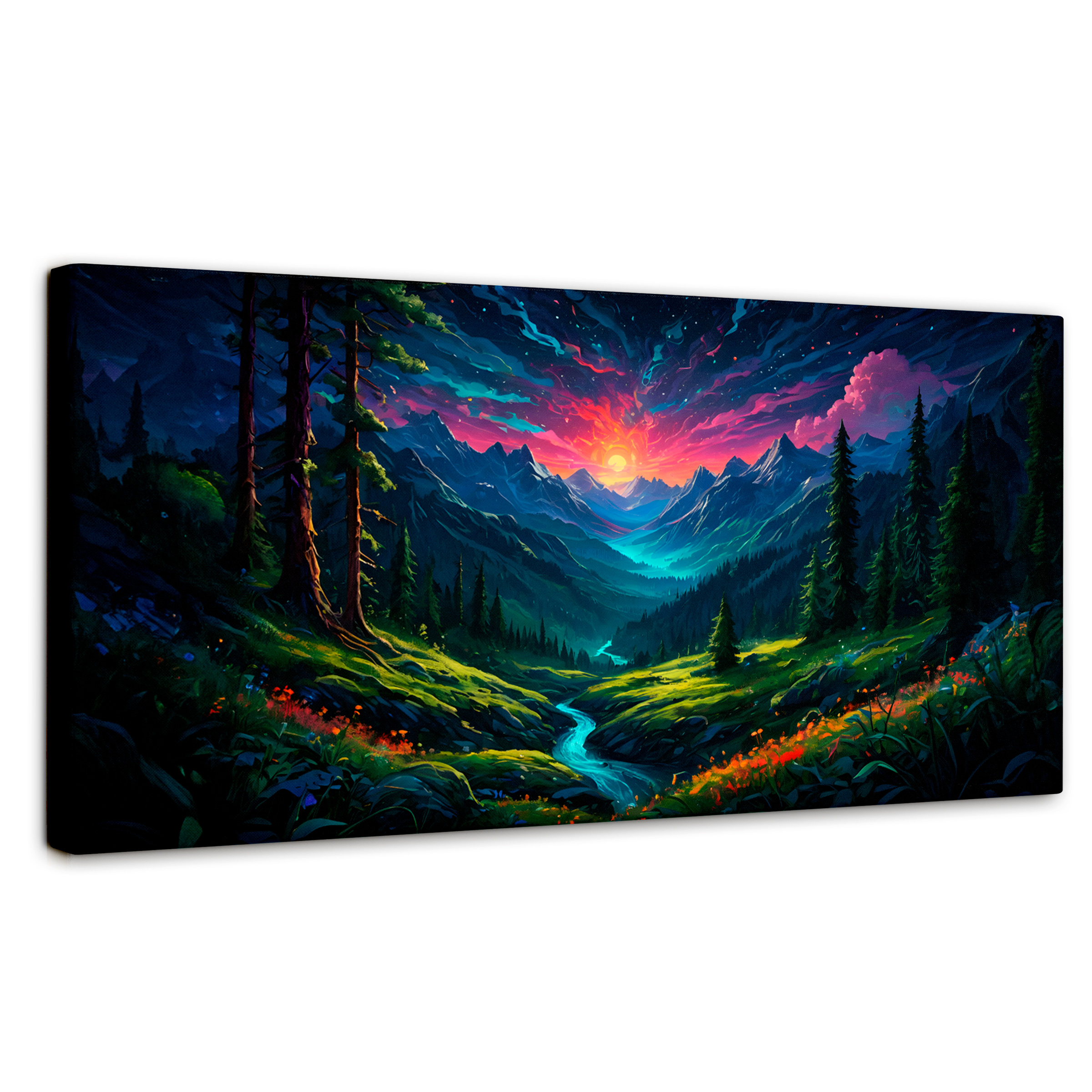 Foto 2 pulgar | Cuadro Decorativo Canvas Hermoso Atardecer 120x60